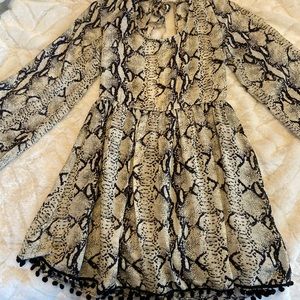 Snake skin dress from tobi